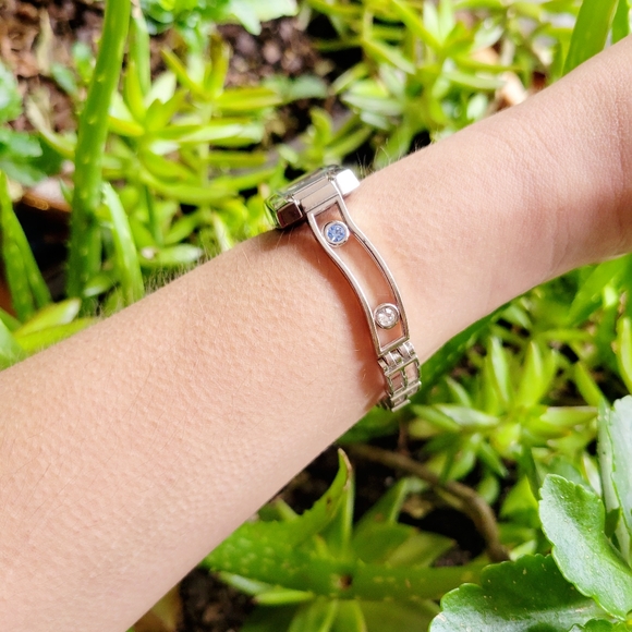 Classic Silver Rhinestone Next Watch - Picture 6 of 10